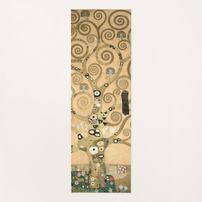 Esterilla De Yoga Gustav Klimt - El árbol de la vida, la frisa de es (Anverso)