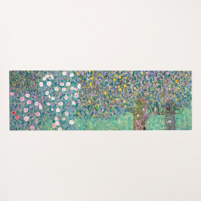 Esterilla De Yoga Gustav Klimt - Rosebushes bajo los árboles (Reverso (horizontal))