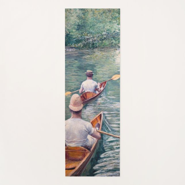 Esterilla De Yoga Gustave Caillebotte - Canoes on the Yerres (Anverso)