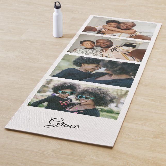 Esterilla De Yoga Hacer su propia plantilla de 4 fotos Personalizado (In situ)