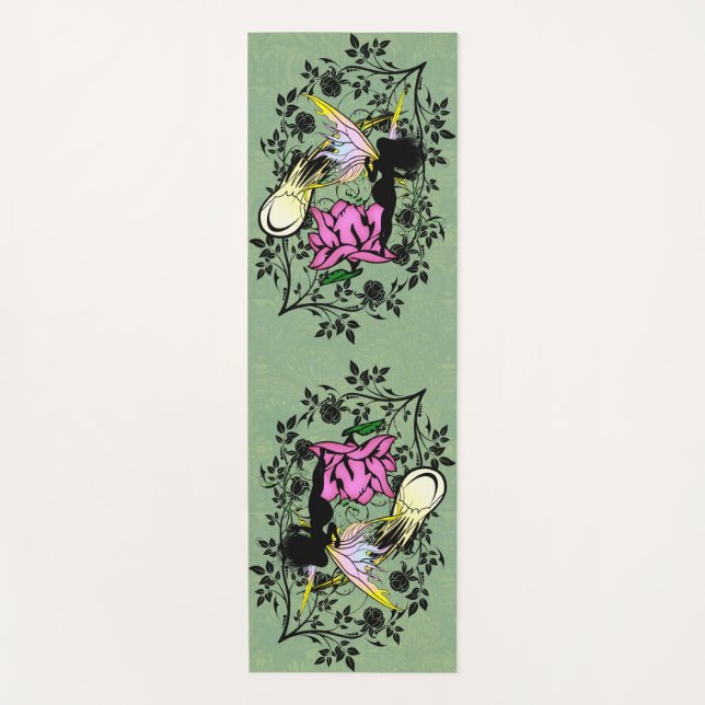 Esterilla De Yoga Hada de la Sombra de Rosa (Anverso)