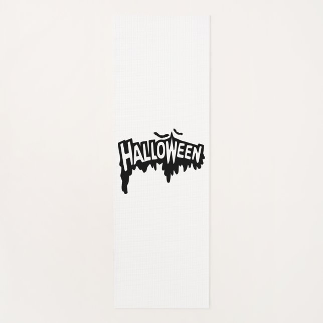 Esterilla De Yoga Halloween negro (Anverso)