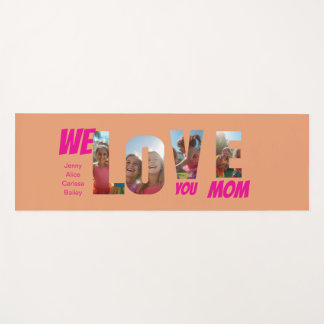 Esterilla De Yoga Happy Colorful Personalized Photo Art