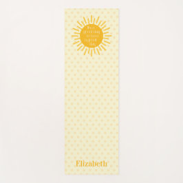 Esterilla De Yoga Happy Sun Great Day Morning Stretching