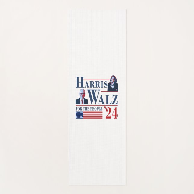 Esterilla De Yoga Harris Walz 2024 Para El Pueblo (Anverso)