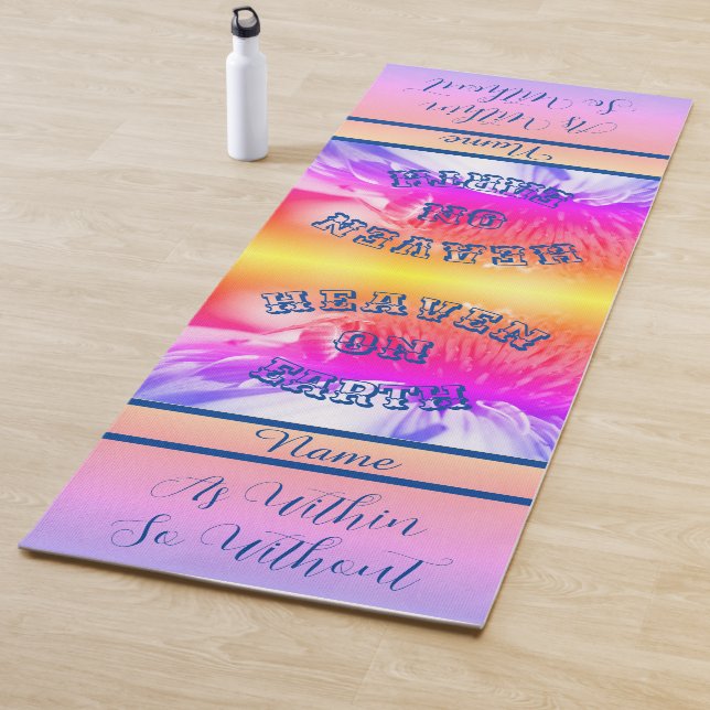 Esterilla De Yoga Heaven On Earth Honey Bee Inspirador (In situ)