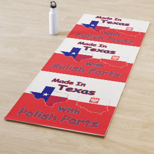 Esterilla De Yoga Hecho en Texas con piezas polacas