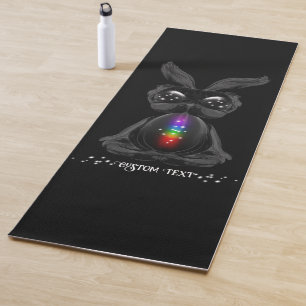 Esterilla De Yoga Hermano negro lindo con alma arcoiris chakra