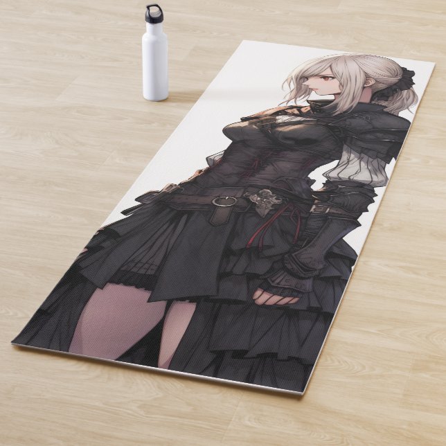 Esterilla De Yoga Hermosa Chica Fantasy Anime (In situ)