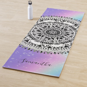 Esterilla De Yoga Hermosa manteca personalizada de yoga arcoiris de