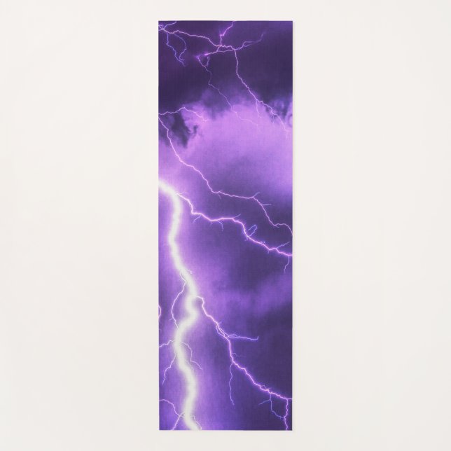 Esterilla De Yoga hermoso cielo, trueno (Anverso)