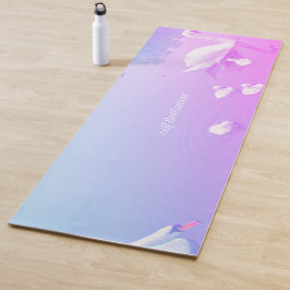 Esterilla De Yoga Hermoso lago Swan