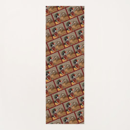 Esterilla De Yoga Hermoso momento conmovedor entre pollos de madera