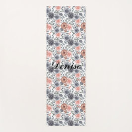 Esterilla De Yoga Hermoso patrón de flores