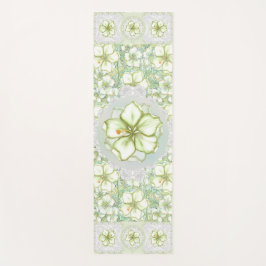 Esterilla De Yoga Hibiscus & lace WHITE