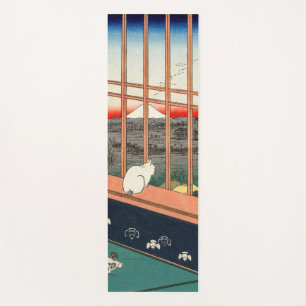 Esterilla De Yoga Hiroshige Utagawa - Campos de arroz de Asakusa
