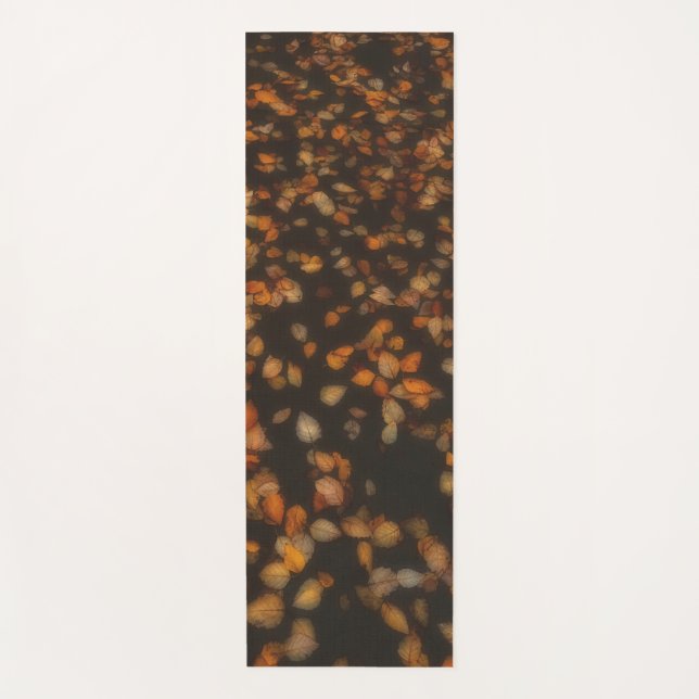 Esterilla De Yoga hojas de otoño (Anverso)