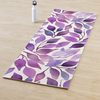 Esterilla De Yoga Hojas Purpura