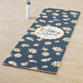 Esterilla De Yoga Hola Sunshine Classic Yellow Daisies Flowers