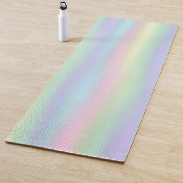 Esterilla De Yoga Holograma arcoiris suave | Personalizado (In situ)