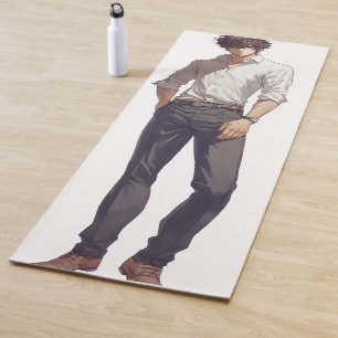 Esterilla De Yoga Hombre de Anime Elegante y Apuesto
