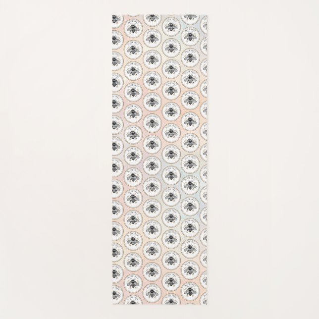 Esterilla De Yoga Honey Bee (Anverso)