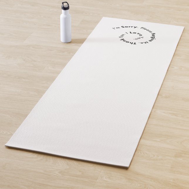 Esterilla De Yoga Hooponopo minimalista (In situ)