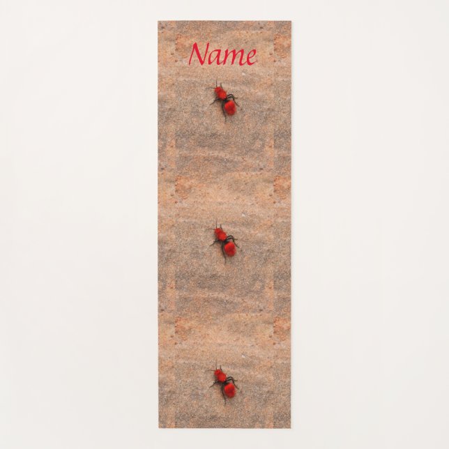 Esterilla De Yoga Hormigas Rojas Grandes Thunder_Cove (Anverso)