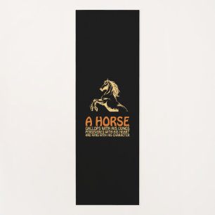 Esterilla De Yoga Horse Art A Horse Gallops