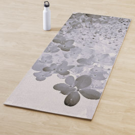 Esterilla De Yoga Hortensia Limelight Negra y Gris Elegante