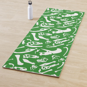 Esterilla De Yoga Huesos de dinosaurio (verde)