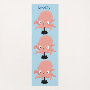 Esterilla De Yoga Humor de personalizado de pulpo de bebé de color r