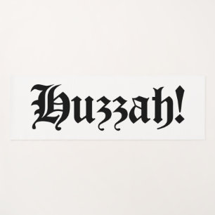 Esterilla De Yoga ¡Huzzah! {Tipografía medieval}