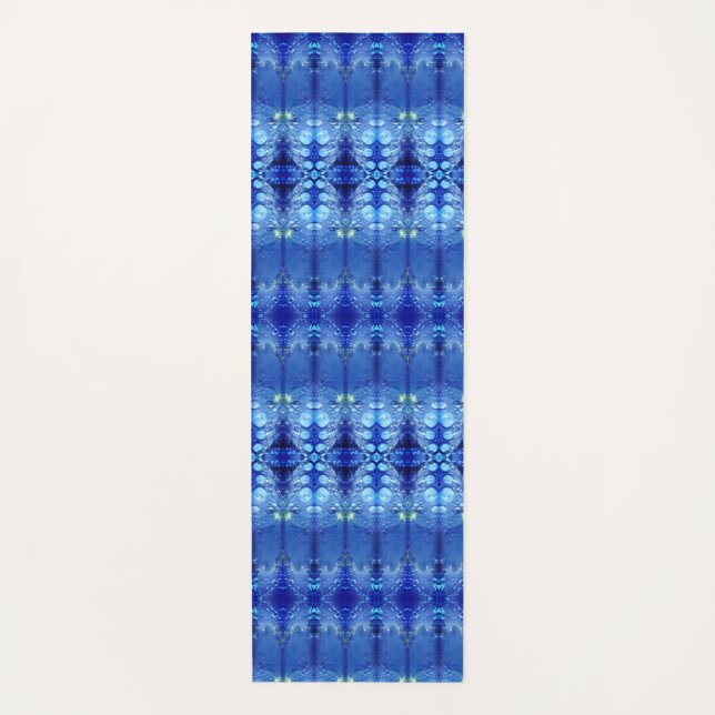Esterilla De Yoga Hy Blue Ikat 4 (Anverso)