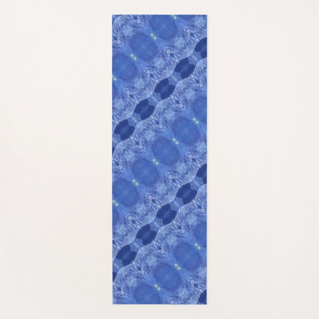 Esterilla De Yoga Hy Blue Ikat 7 (Anverso)