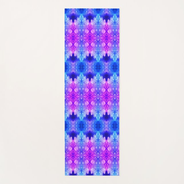Esterilla De Yoga Hy Blue Ikat 8 Miami (Anverso)