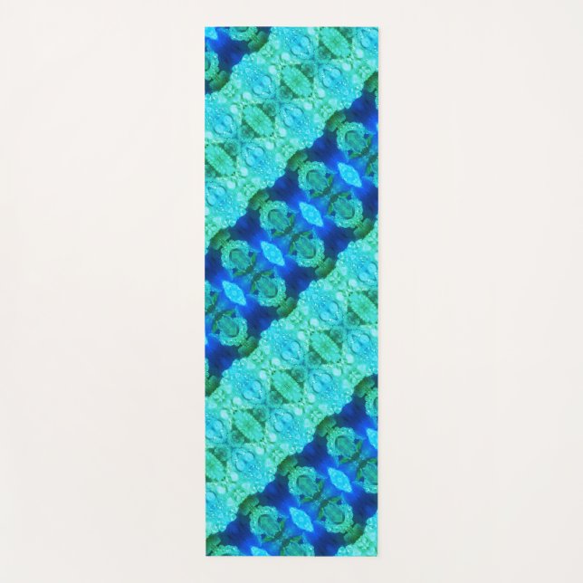 Esterilla De Yoga Hy Blue Ikat 9 x GL (Anverso)