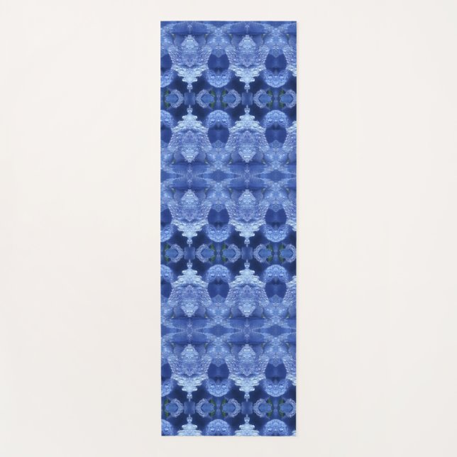 Esterilla De Yoga Hy Blue Ikat Pouf (Anverso)