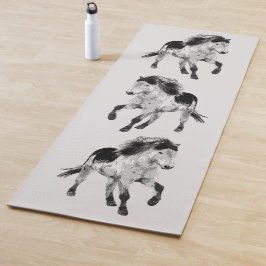 Esterilla De Yoga Icelandic horse in motion