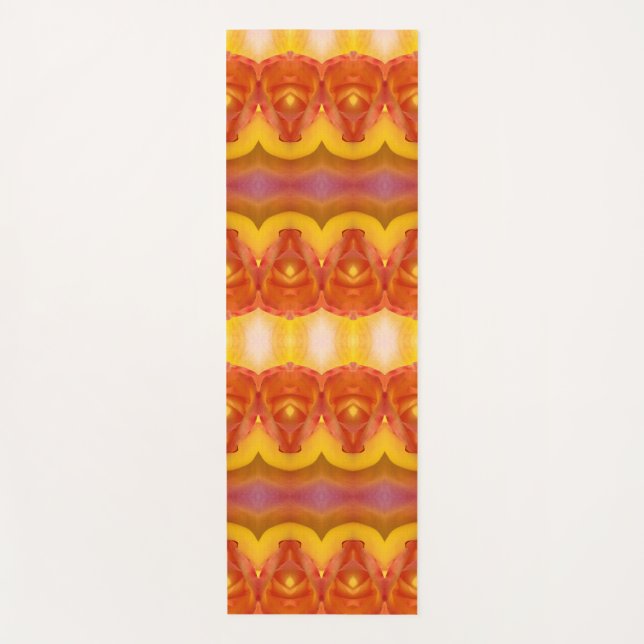 Esterilla De Yoga Ikat 3, Rosa de paz (Anverso)