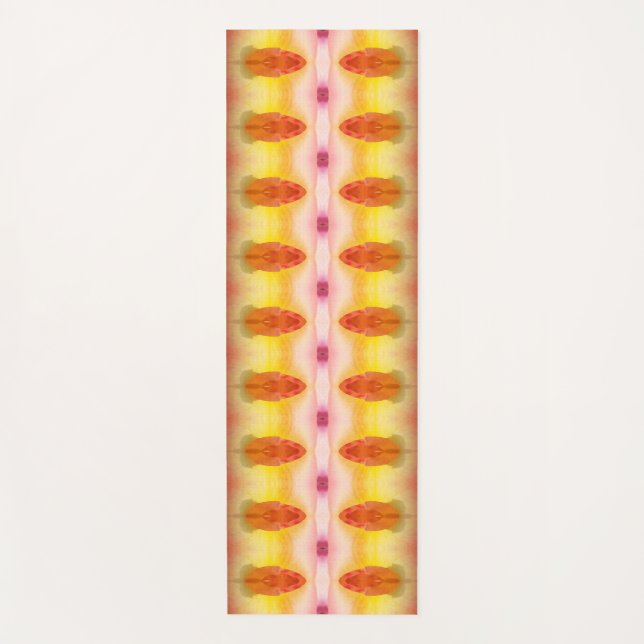 Esterilla De Yoga Ikat 5, Rosa de paz (Anverso)