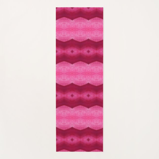 Esterilla De Yoga Ikat 8 Flor magenta (Anverso)