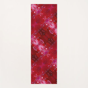 Esterilla De Yoga Ikat Red Snapdragon