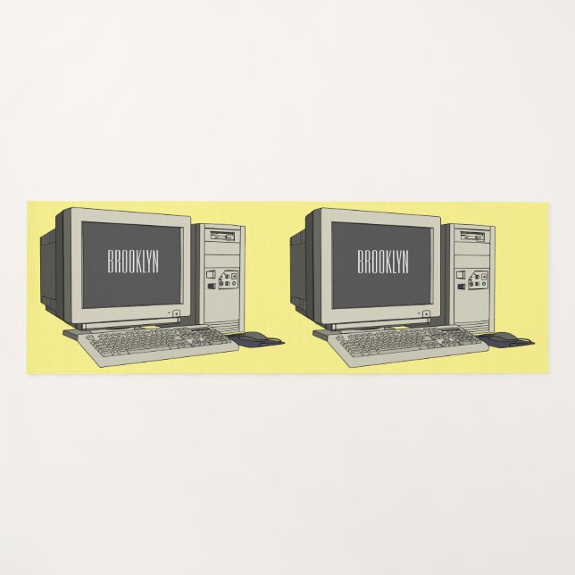 Esterilla De Yoga Ilustracion de personalizado de equipos (Anverso (horizontal))