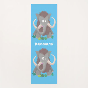 Esterilla De Yoga Ilustracion de personalizado de mamut bobo gracios