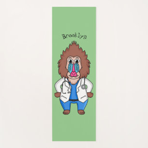 Esterilla De Yoga Ilustracion de personalizado de médica de mandrile