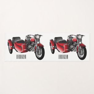 Esterilla De Yoga Ilustracion de personalizado de motocicletas Sidec