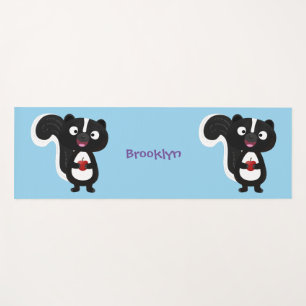 Esterilla De Yoga Ilustracion de personalizado de zorrillo alegre