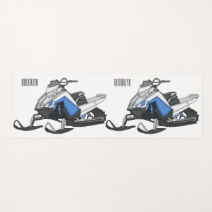 Esterilla De Yoga Ilustracion de personalizado para motos de nieve