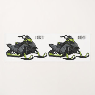 Esterilla De Yoga Ilustracion de personalizado para motos de nieve